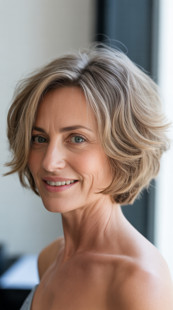 Tousled Bob with Bedhead Texture