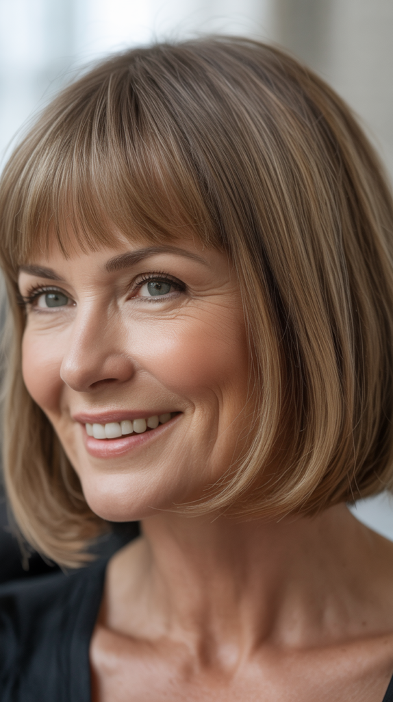 The Bob with Bangs