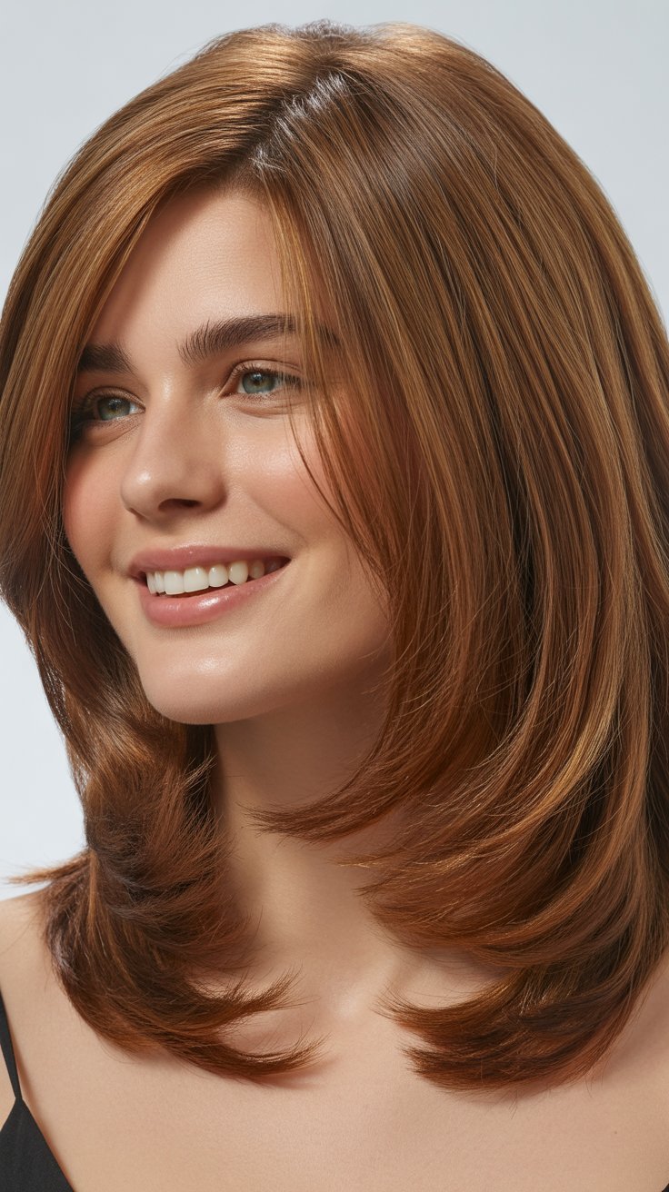 Best Haircuts for Thick Hair (Layered, Medium, Shoulder-Length)