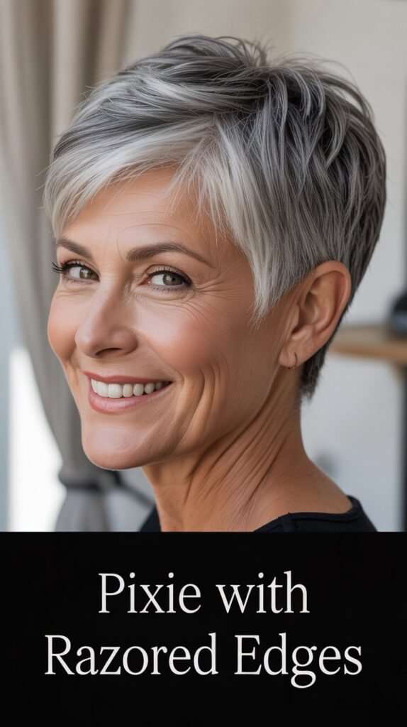 Pixie with Razored Edges