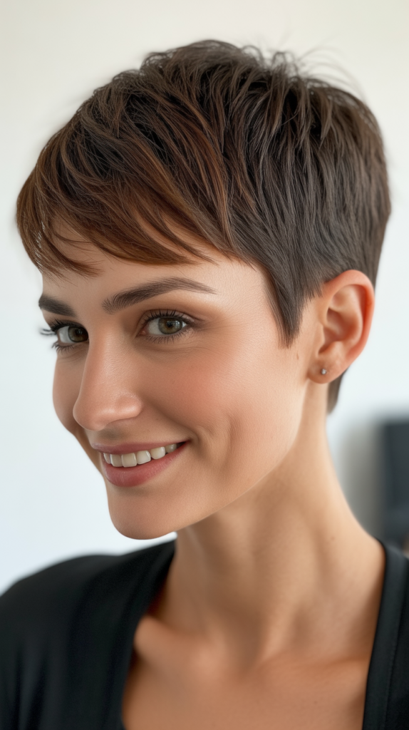 Disconnected Pixie Cut