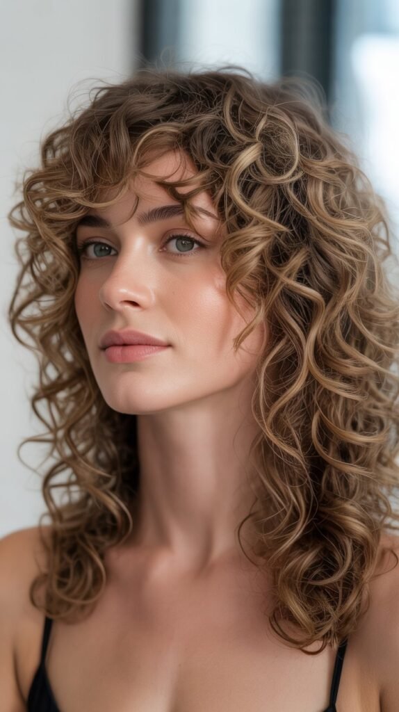 Layered Curls for Professional Settings