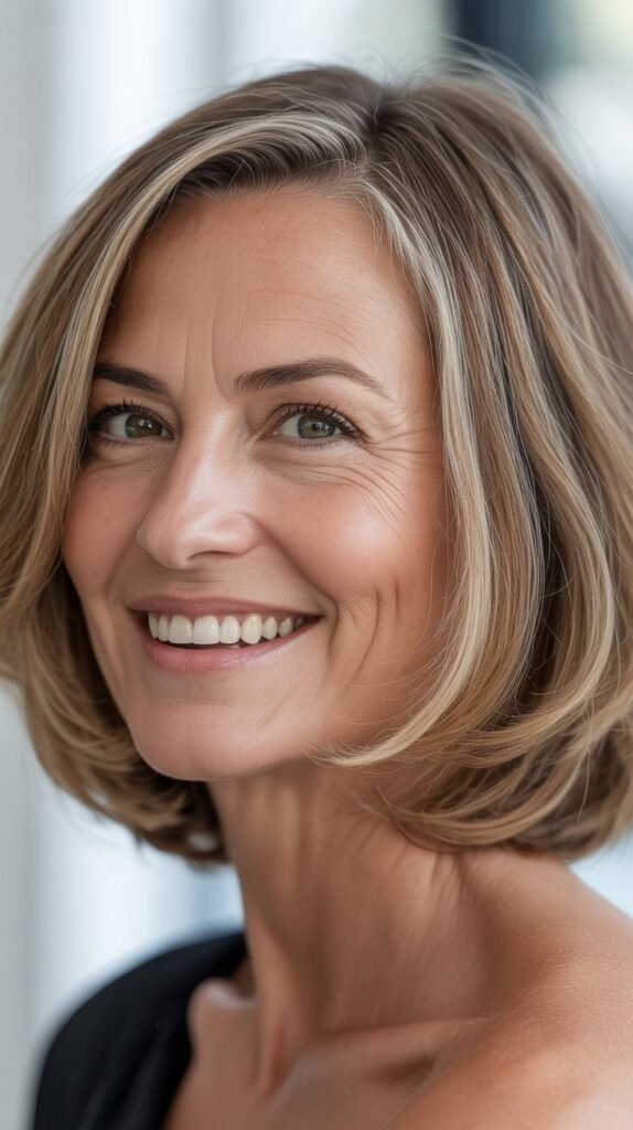 Shoulder-Grazing Bob with Bends