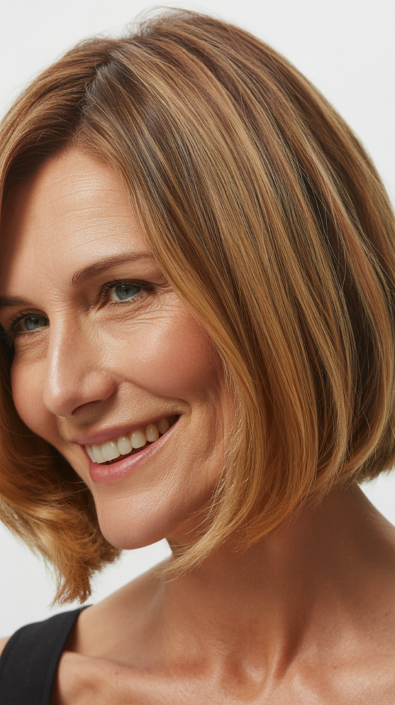 Bob with Subtle Balayage