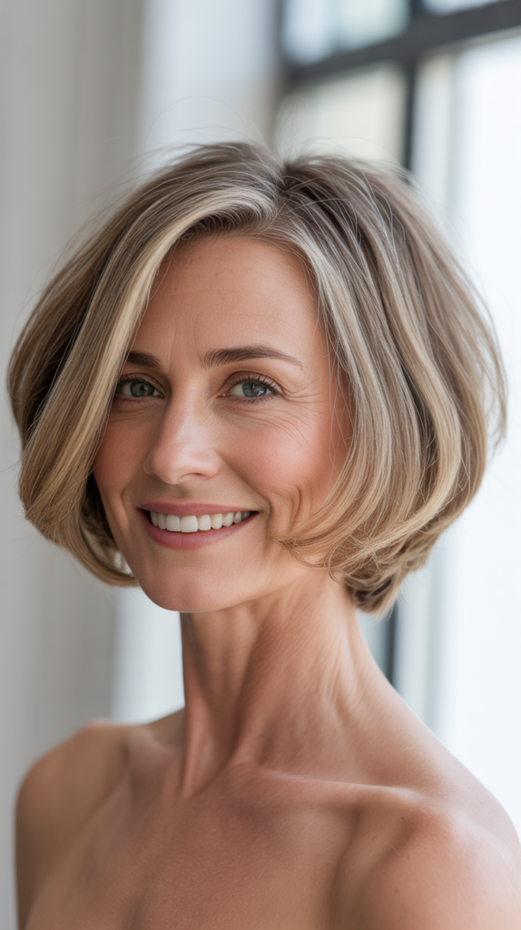 Jaw-Length Bob with Soft Undercut
