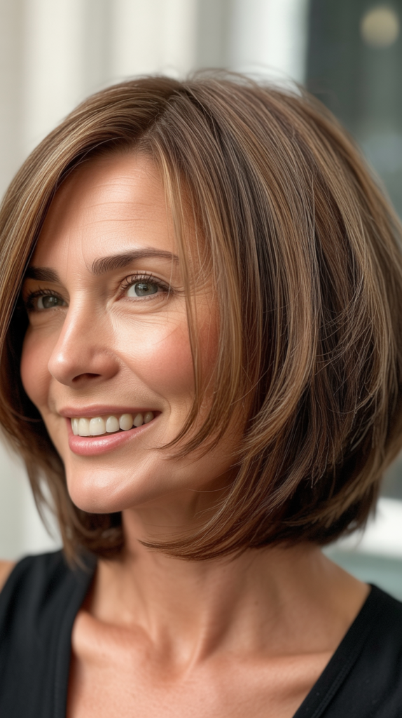 The Textured Choppy Bob