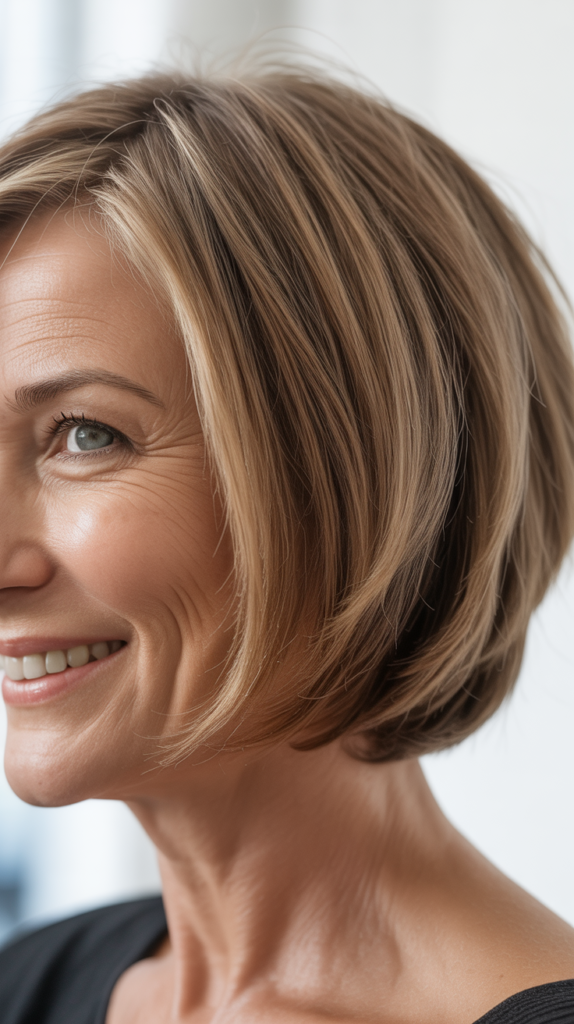 The Graduated Bob with Volume at Crown