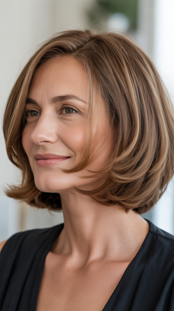  Chin-Length Bob with Soft Ends