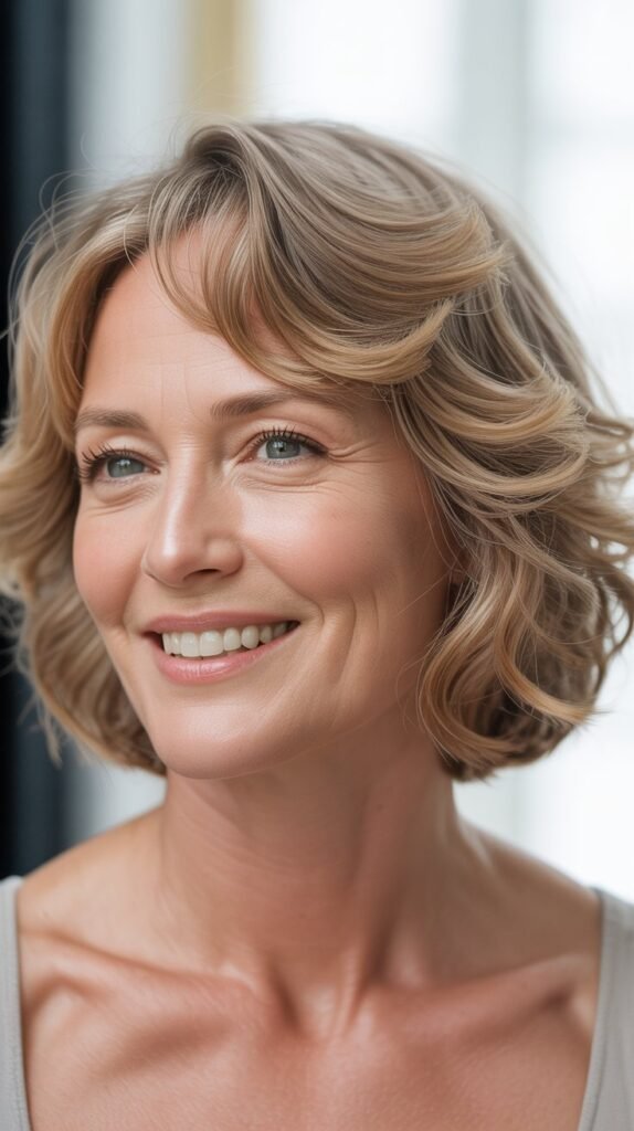 Chin-Length Bob with Flipped Ends