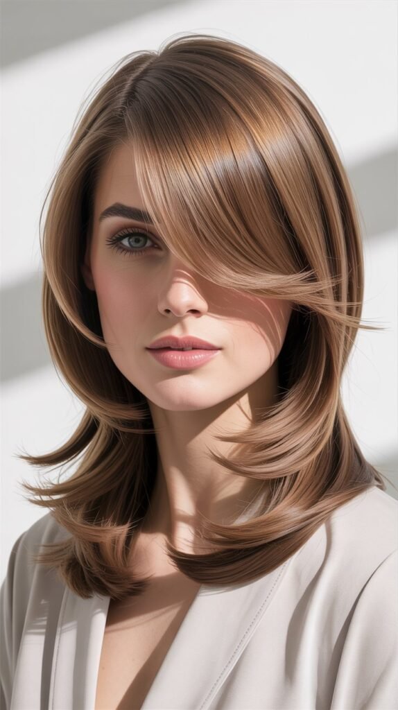 Smooth Layers with Long Side-Swept Bangs
