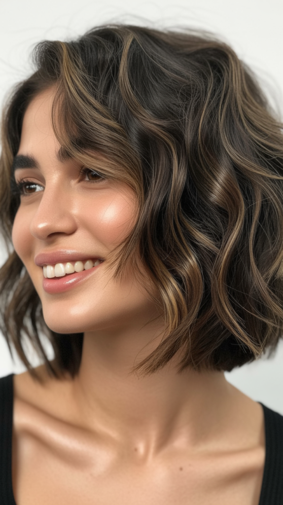 Textured Bob with Razored Ends