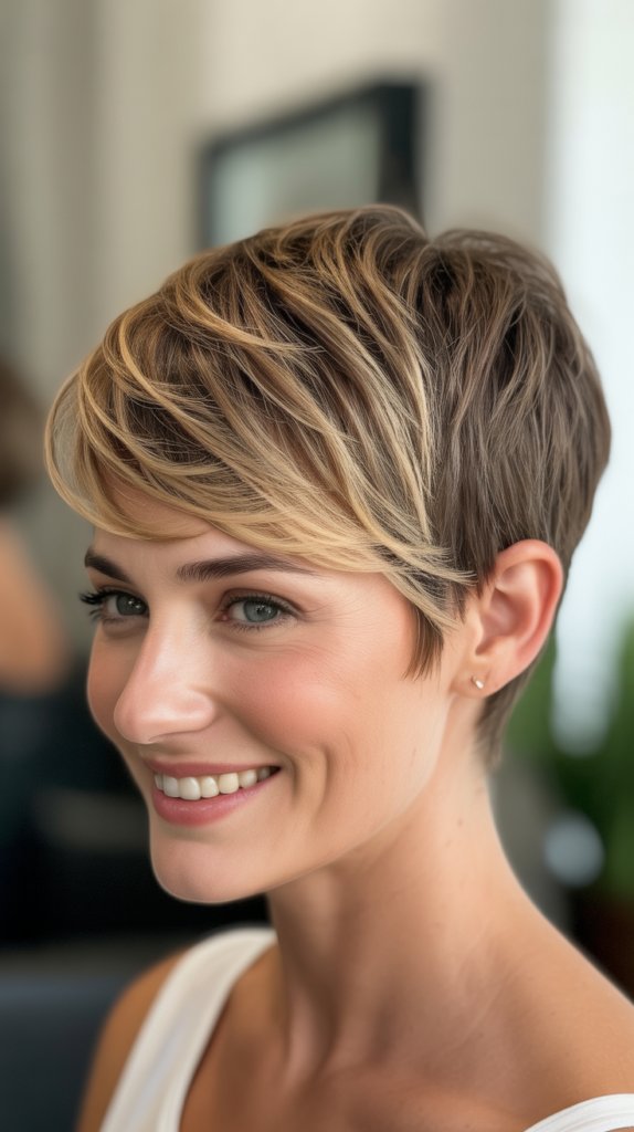 Pixie with Face-Framing Layers