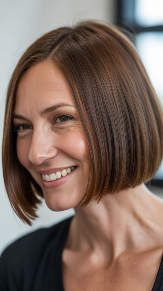 The Straight Across Bob