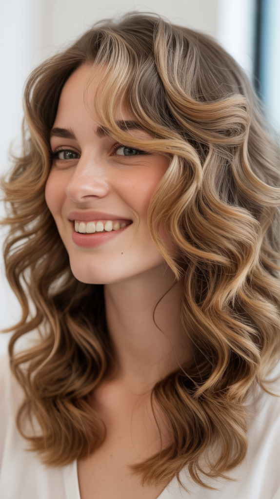 29 Best Haircuts for Thick Wavy Hair That Add Shape Without Frizz Long Layered Waves with Face-Framing Pieces