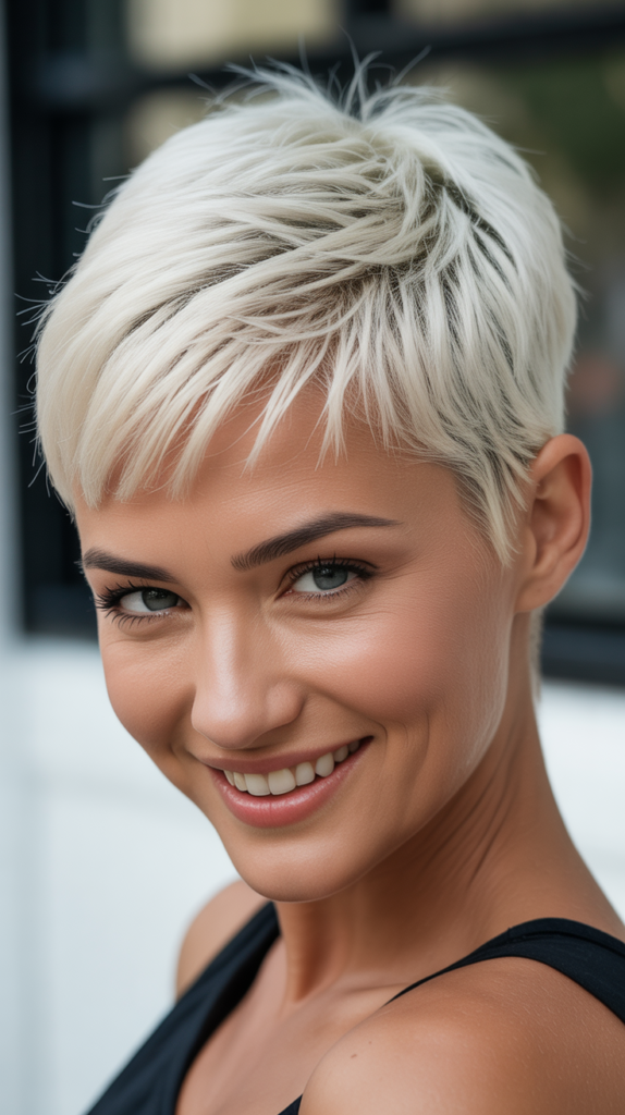 Platinum Blonde Pixie