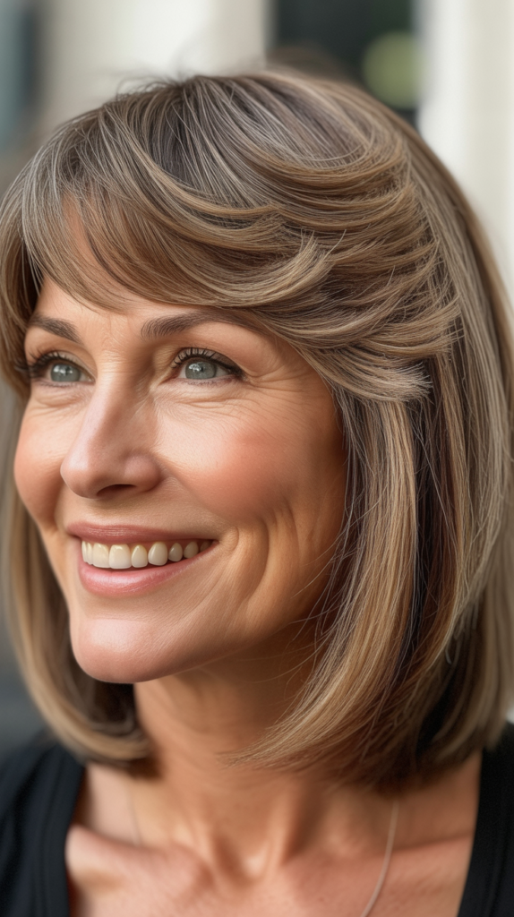 Bob with Crown Layers