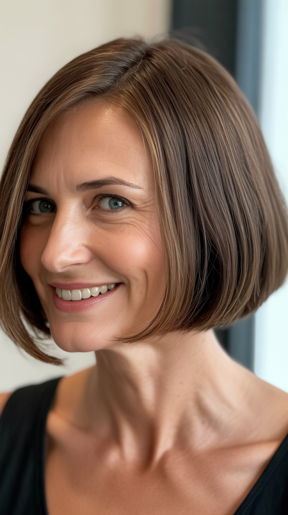 Angled Bob (A-Line Bob)