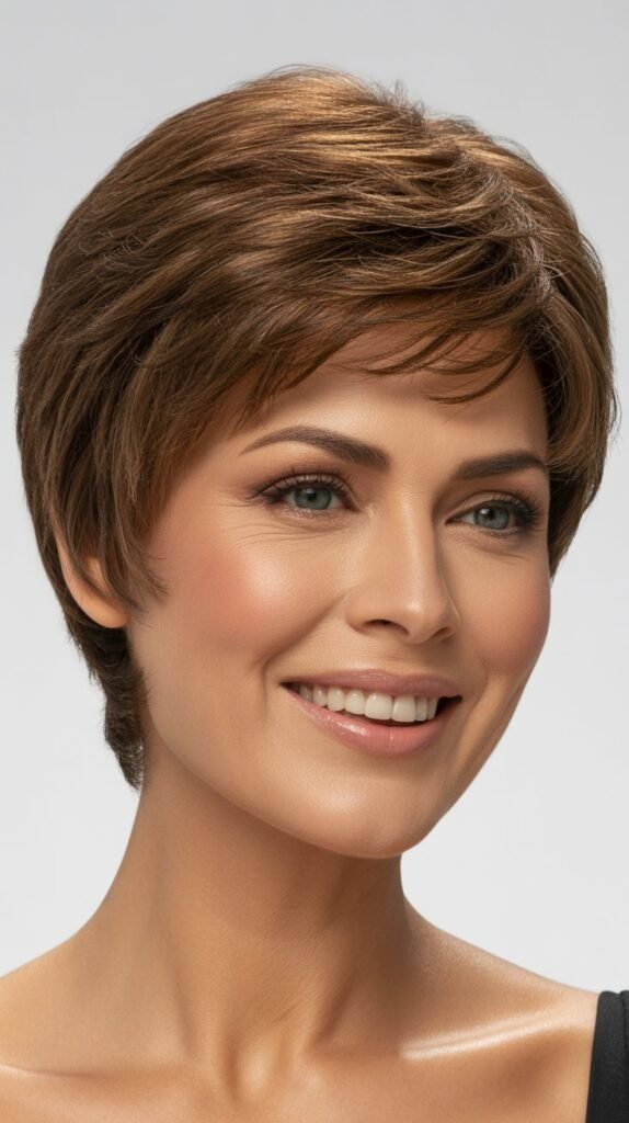 Textured Crop Pixie Wig