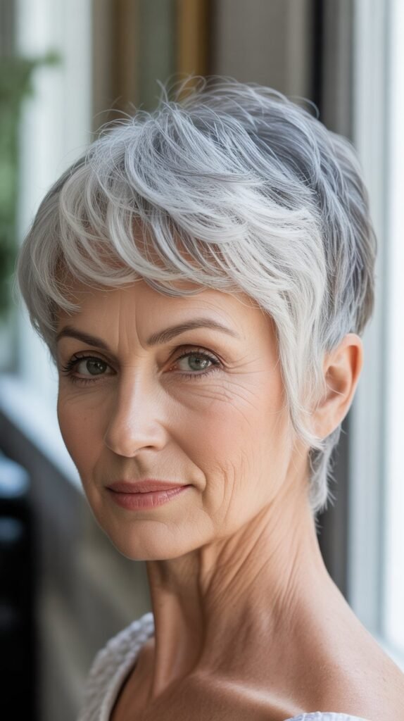 Angled Pixie with Longer Front