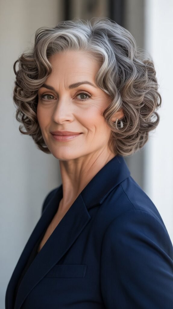 Curly Bob with Definition