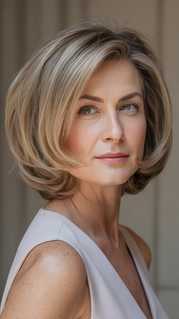 A-Line Bob with Textured Ends