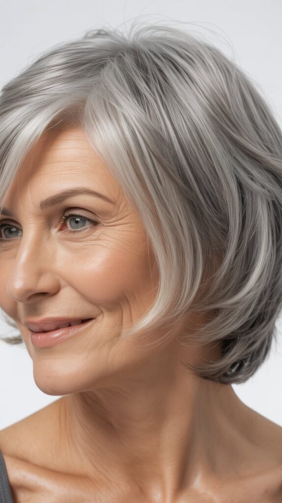 Layered Silver Pixie-Bob Hybrid