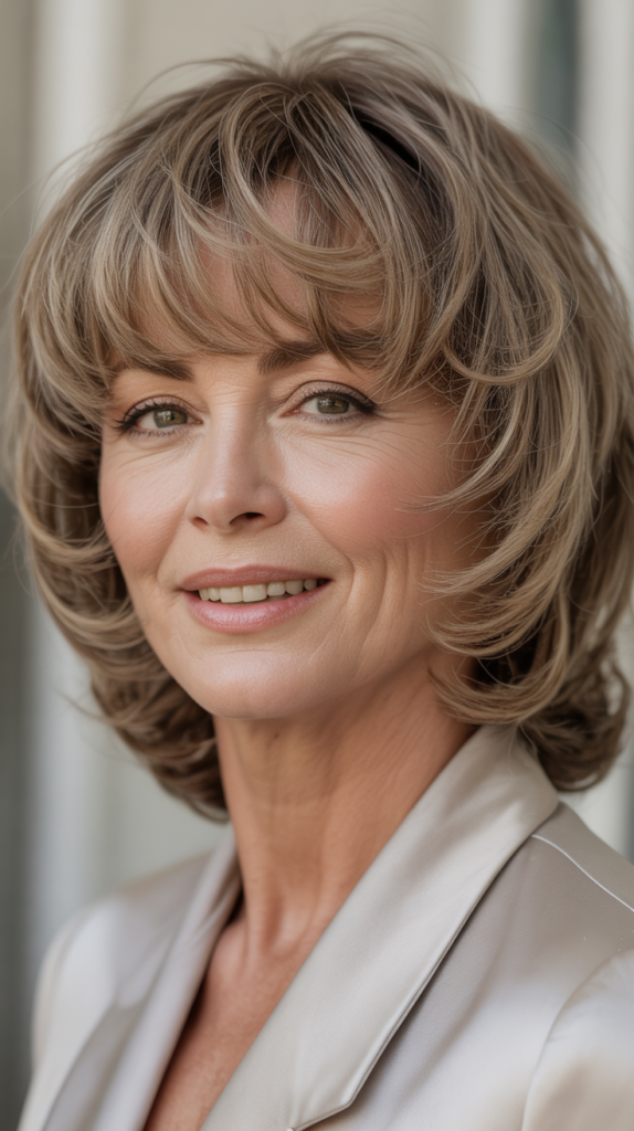 Wispy Bangs for Formal Events