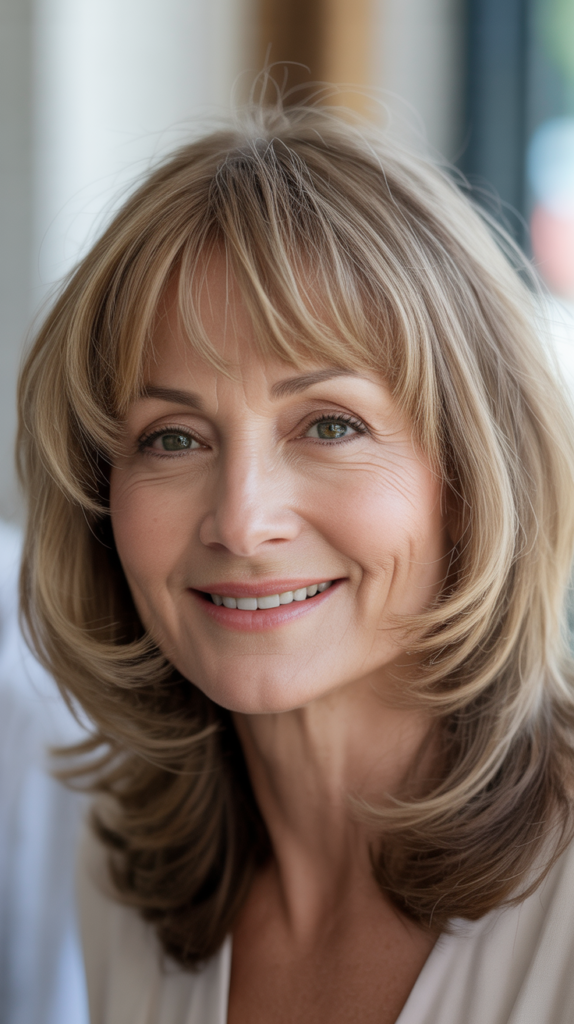 Wispy Bangs for Women Over 50 That Instantly Soften the Face