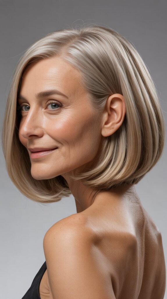  Inverted Bob with Nape Exposure