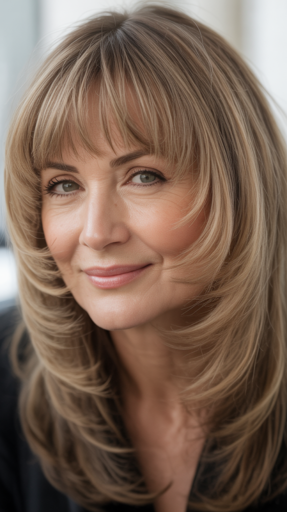 Soft Graduated Bangs