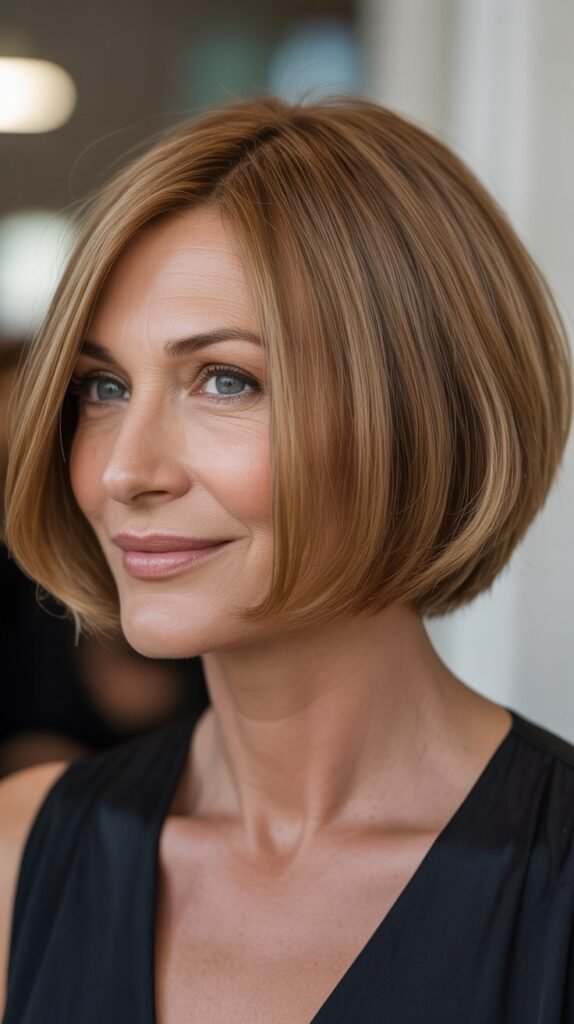 Bob with Face-Framing Highlights