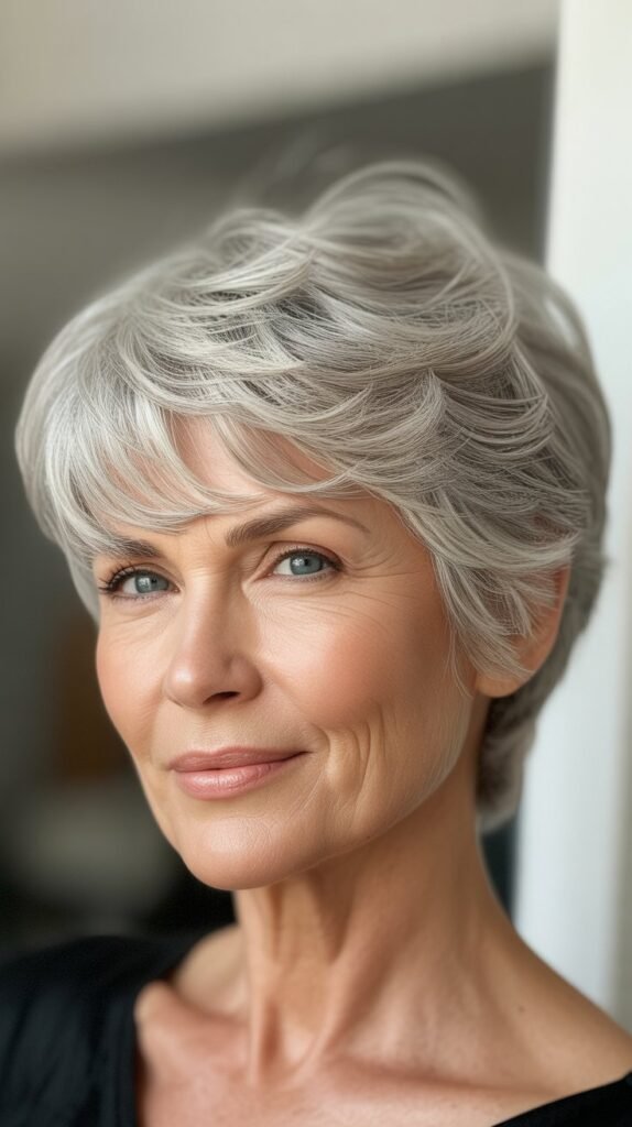 The Textured Pixie Cut with Volume