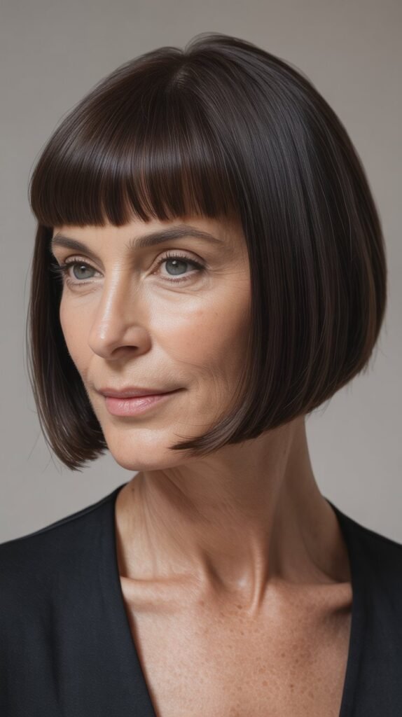 Blunt Bob with Micro Fringe