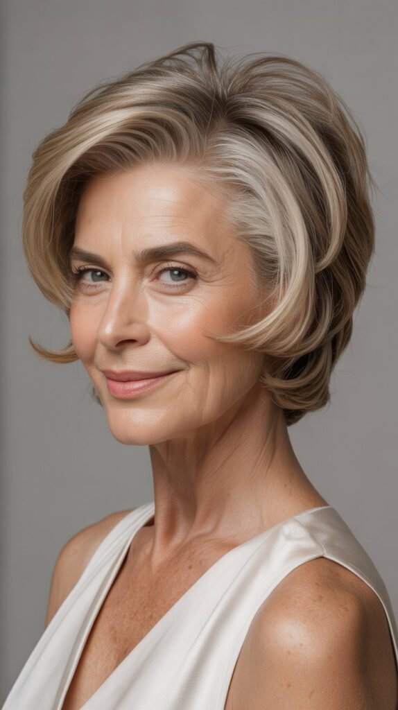 Tapered Cut with Longer Crown