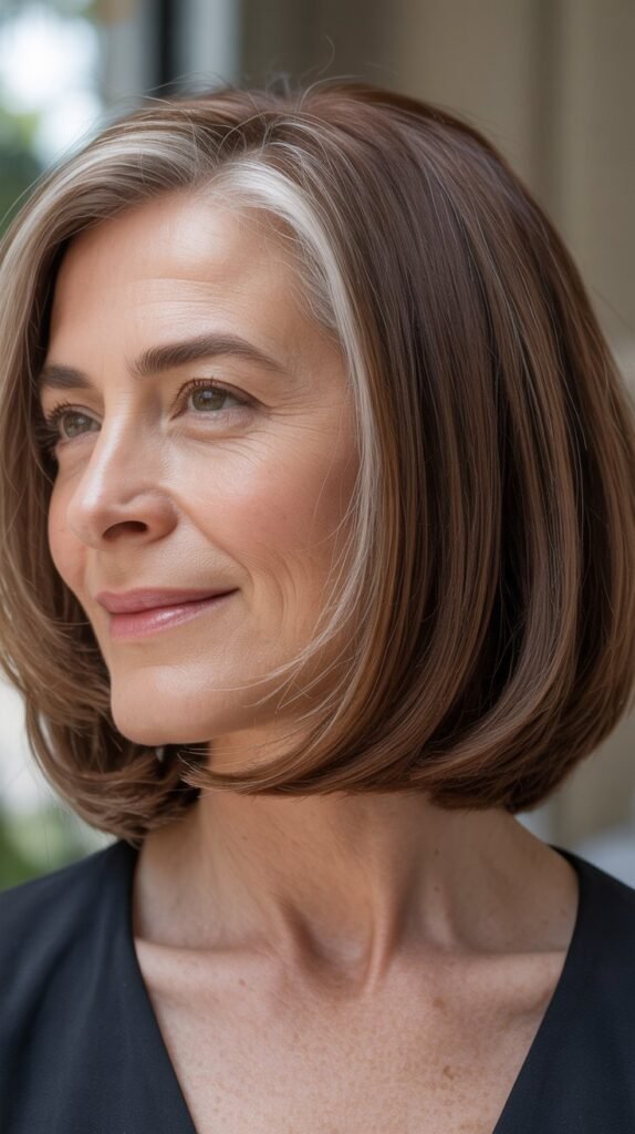 Chin-Length Bob with Face-Framing