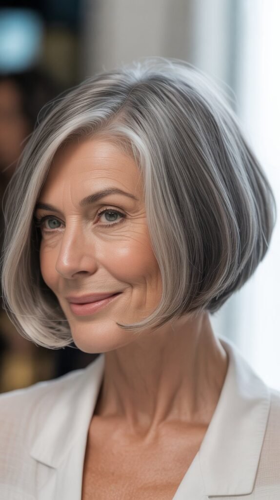 Angled Bob with Longer Front