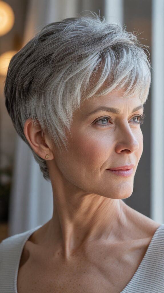 The Stacked Pixie with Exposed Nape