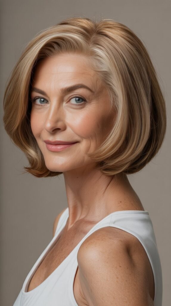 The Bob with Middle Part