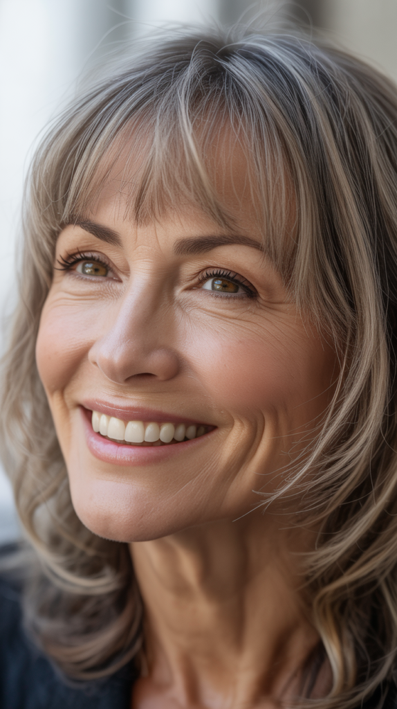 Baby Bangs with Wispy Texture