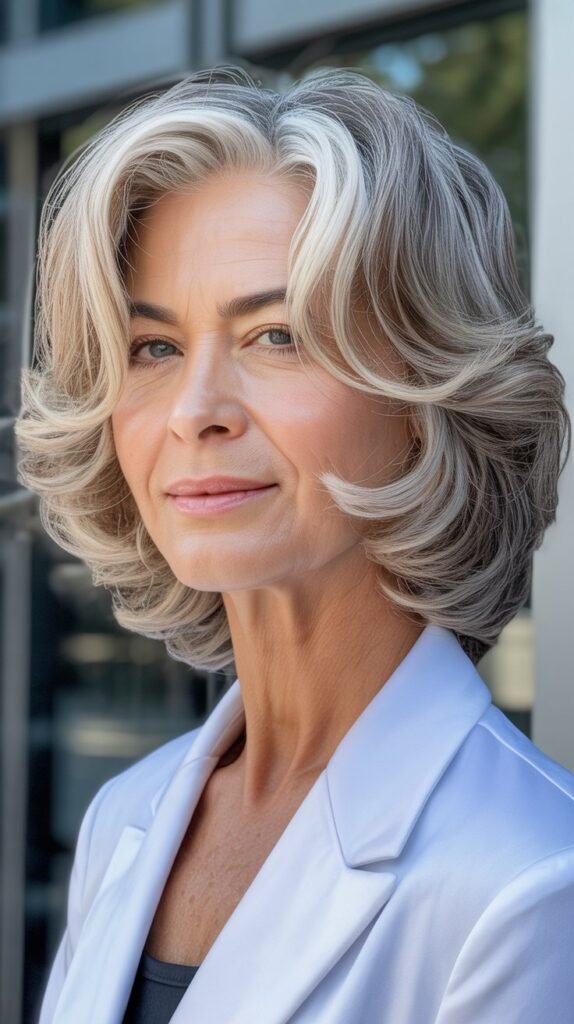 Textured Collarbone-Length Cut