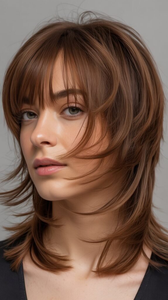 Medium Shag with Feathered Fringe