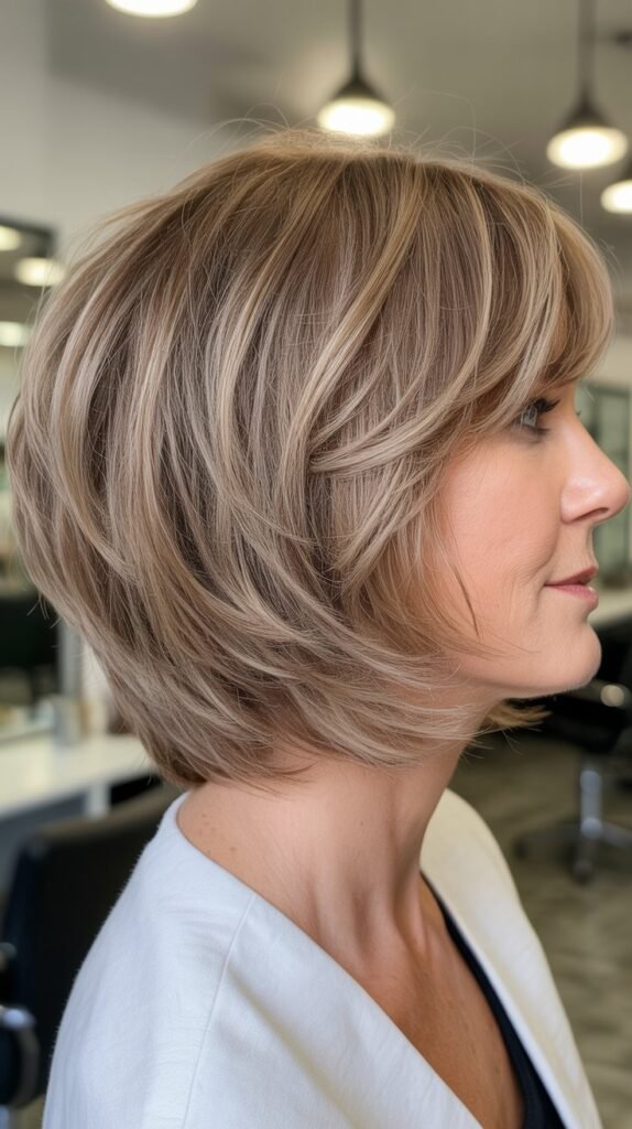 Choppy Bob with Razored Ends