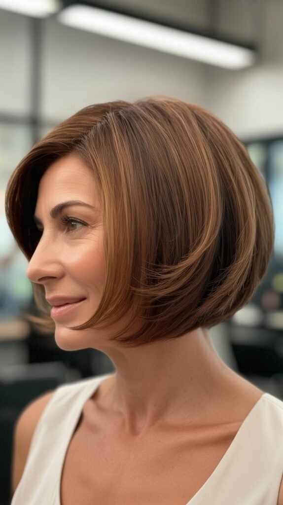 Inverted Bob with Texture