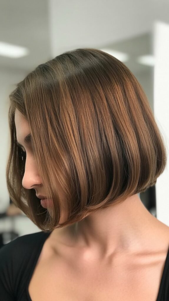 French Bob with Lowlights for Depth