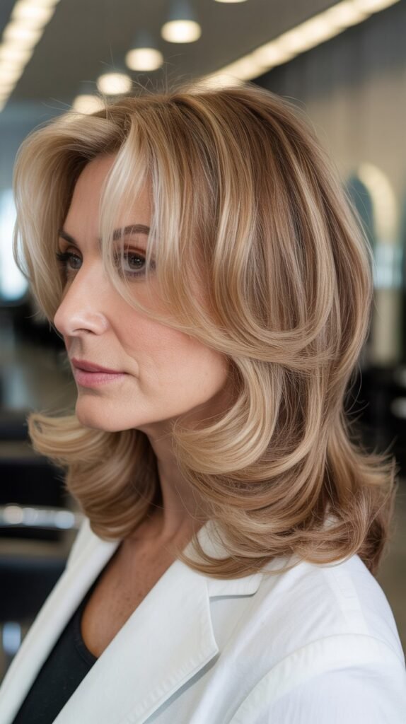 Side Part with Soft Layers