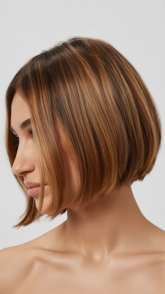 French Bob with Razored Ends