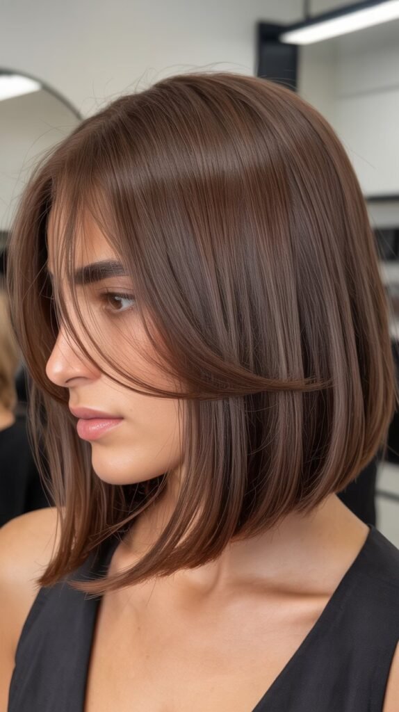 Blunt Bob with Micro Side Bangs