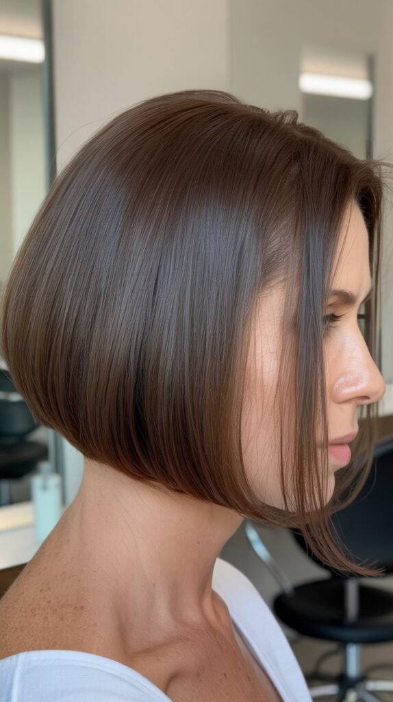 Angled Bob with Longer Front