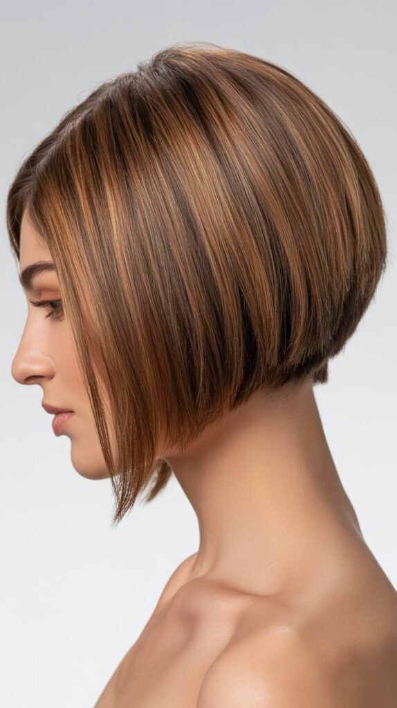 Graduated French Bob with Stacked Back