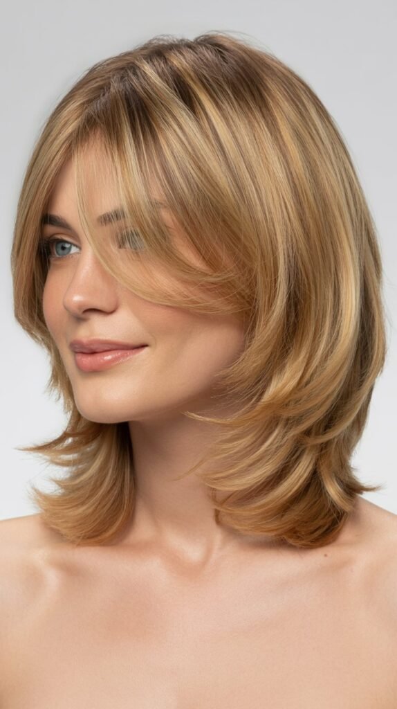 Soft Layered Cut for Fine Hair